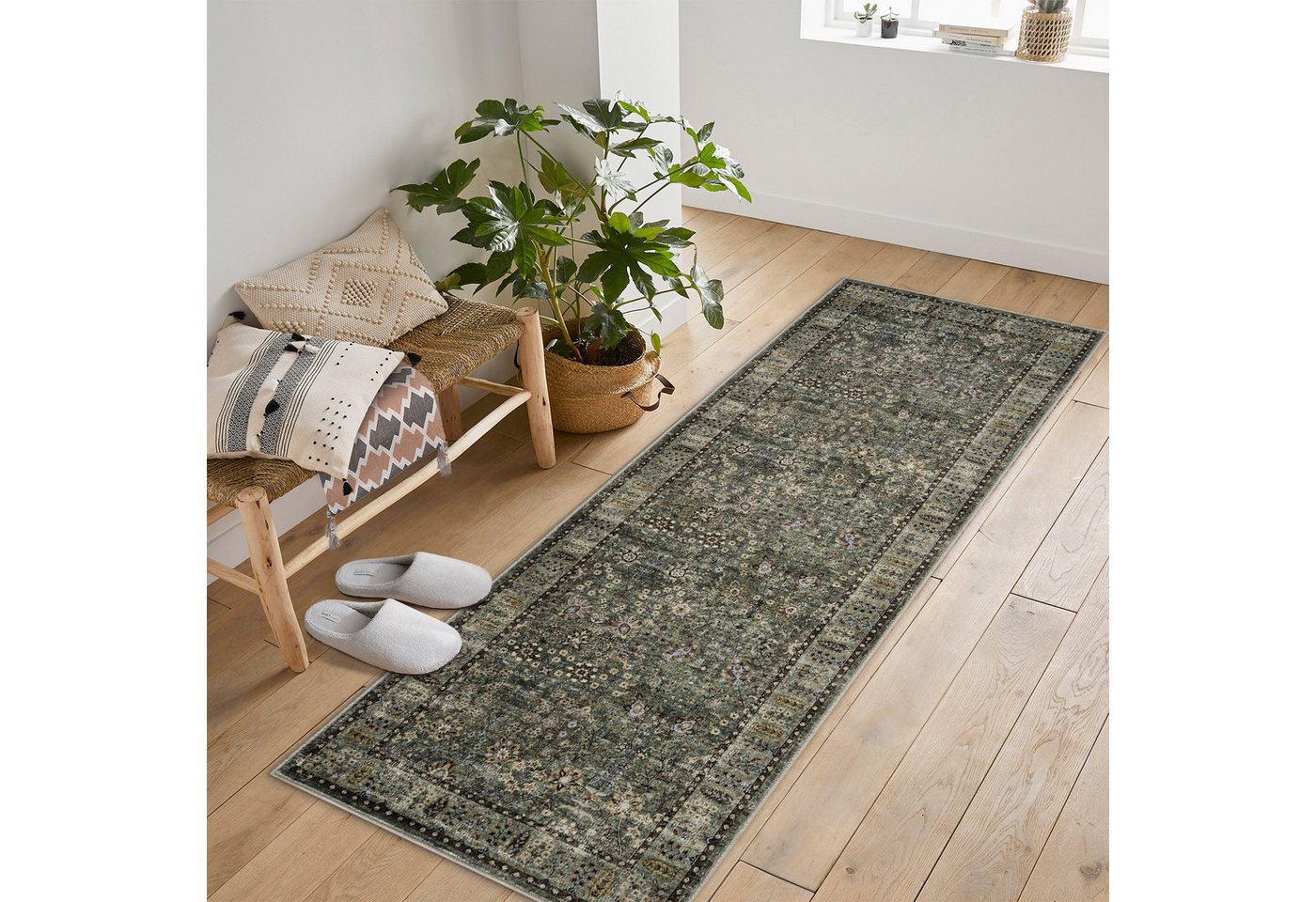 GarveeMore Teppich Maschinenwaschbarer Boho Rutschfester Teppich GarveeMore Teppich Maschinenwaschbarer Boho Rutschfester Teppich von GarveeMore