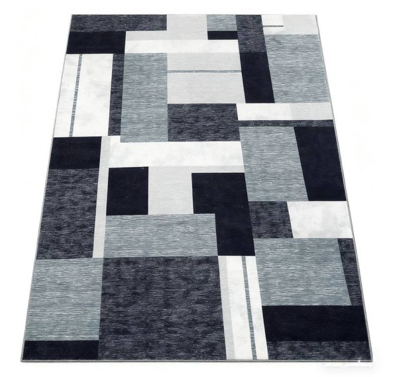 GarveeMore Teppich Moderne Indoor Area Teppich Maschine waschbar geometrischer Teppich von GarveeMore