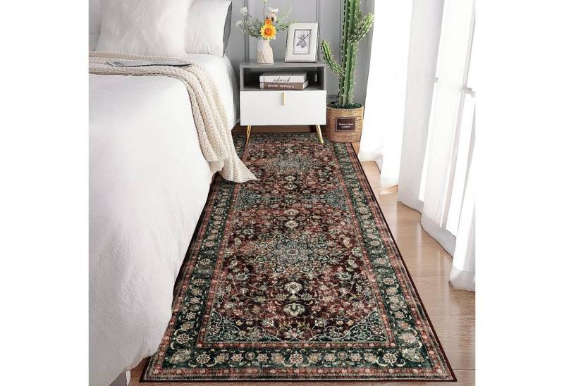 GarveeMore Teppich Teppich Wohnzimmer Waschbarer Vintage Teppich Schlafzimmer von GarveeMore