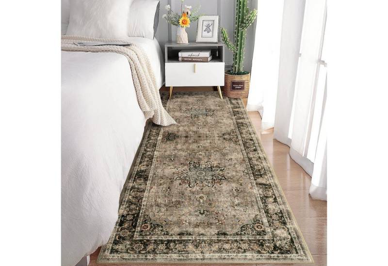 GarveeMore Teppich Teppich Wohnzimmer Waschbarer Vintage Teppich Schlafzimmer von GarveeMore