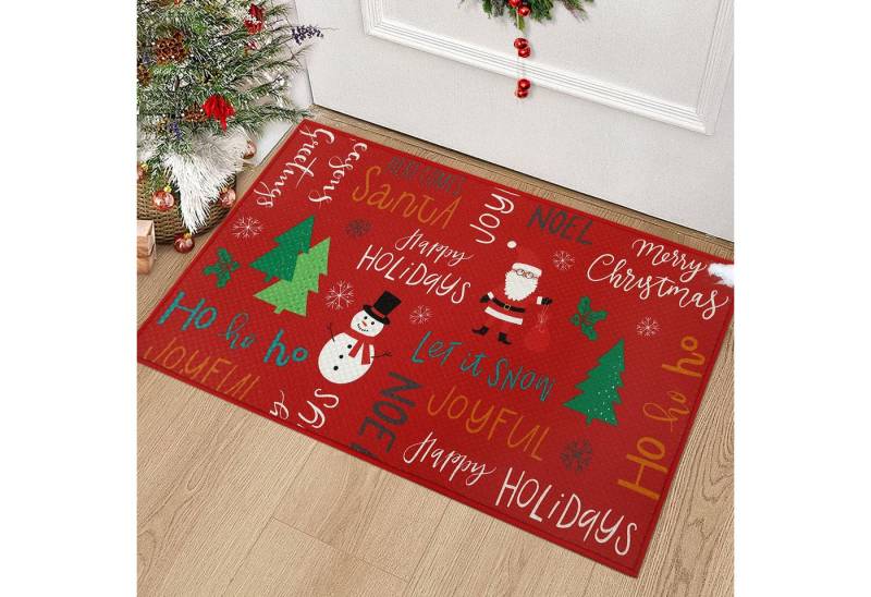 GarveeMore Teppich Türmatten Weihnachtsbereich Teppiche Schneemann und Weihnachtsbaum GarveeMore Teppich Türmatten Weihnachtsbereich Teppiche Schneemann und Weihnachtsbaum von GarveeMore