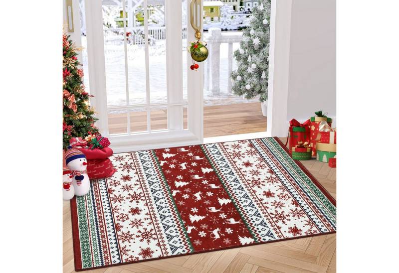 GarveeMore Teppich Wohnzimmer Weihnachtsteppich Waschbar rutschfest Weihnachtsdeko Carpet GarveeMore Teppich Wohnzimmer Weihnachtsteppich Waschbar rutschfest Weihnachtsdeko Carpet von GarveeMore