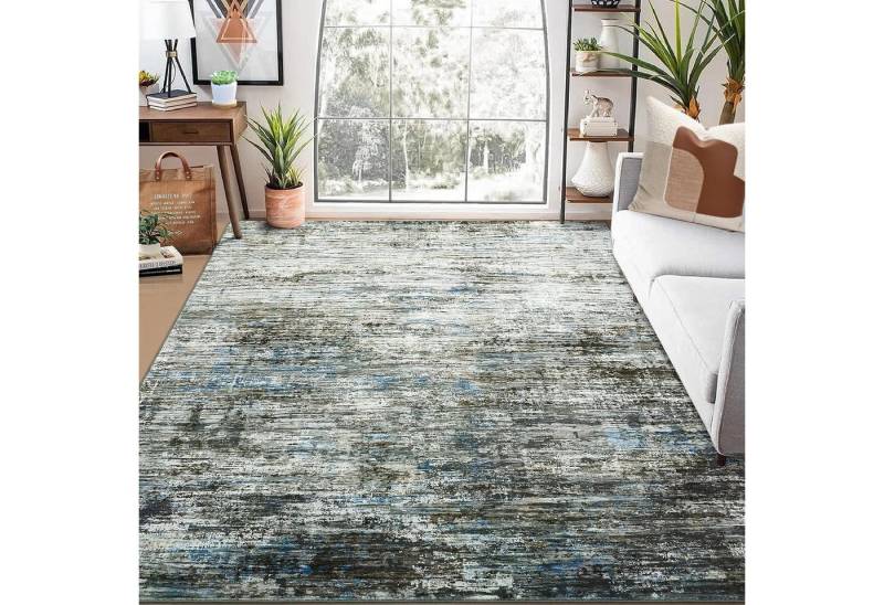 GarveeMore Teppich weiche moderne abstrakte Muster Teppiche, Maschine waschbar,Rutschfester Teppich,für Schlafzimmer Wohnzimmer von GarveeMore