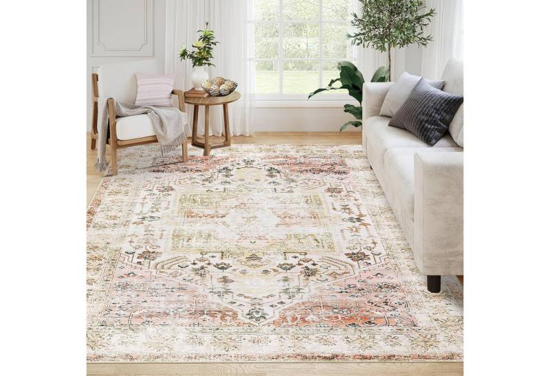 GarveeMore Teppich weiche moderne abstrakte Muster Teppiche, Maschine waschbar,Rutschfester Teppich,für Schlafzimmer Wohnzimmer von GarveeMore