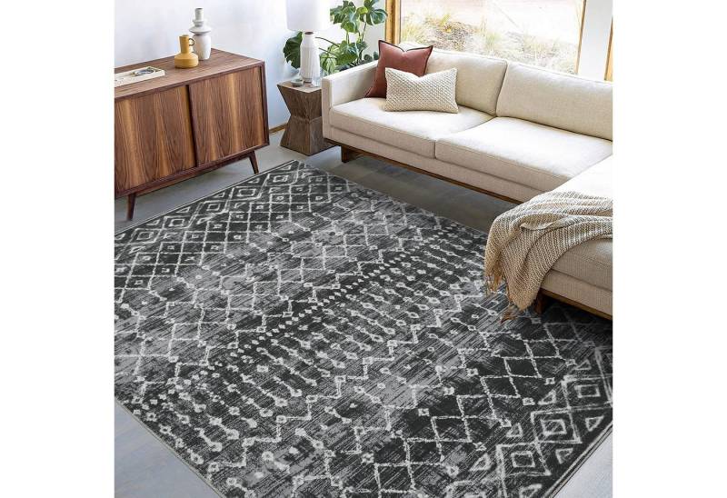 GarveeMore Teppichboden Druckteppich,orientalisches Design,mehrfarbig,bedruckt,120*170cm von GarveeMore