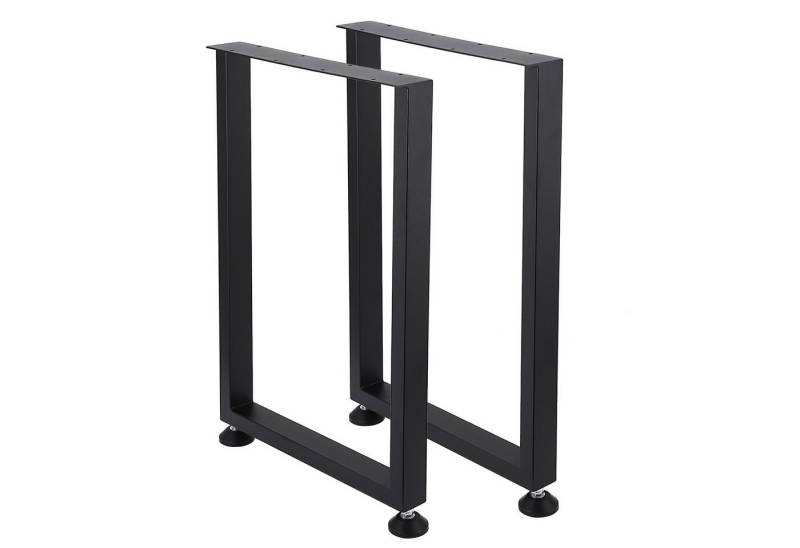 GarveeMore Tischbein Tischuntergestell Möbelfüße Tischgestell Möbelbeine Bankkufen, Möbelfüße 45x71 cm Metall Tischkufen von GarveeMore