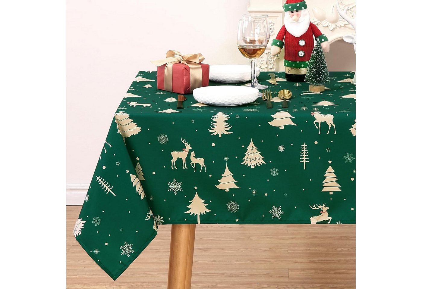 GarveeMore Tischdecke Weihnachtstischdecken Waschbare Tischdecke Schmutzabweisend GarveeMore Tischdecke Weihnachtstischdecken Waschbare Tischdecke Schmutzabweisend von GarveeMore