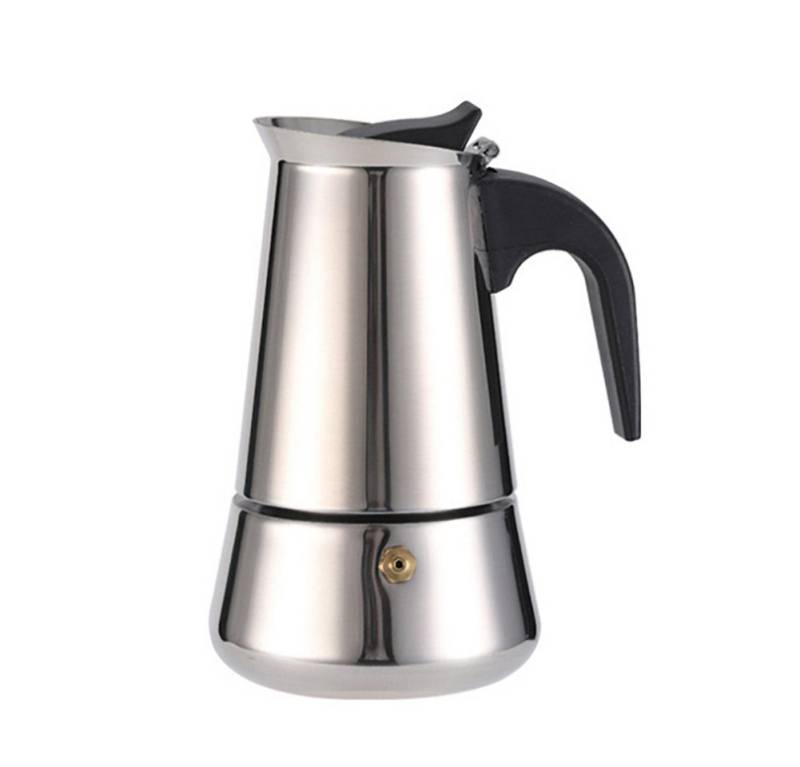 GarveeMore Topf-Set Edelstahl Moka Topf mit ergonomischem Griff,6 Tassen von GarveeMore