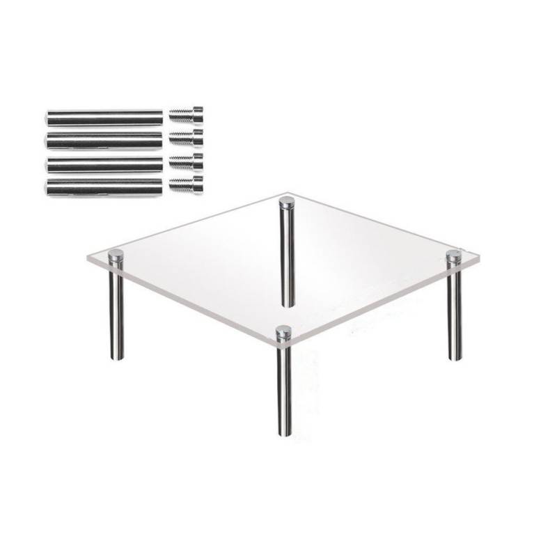 GarveeMore Tortenständer Tortenständer aus Transparentem Acryl, Metallbeine unterstützen von GarveeMore