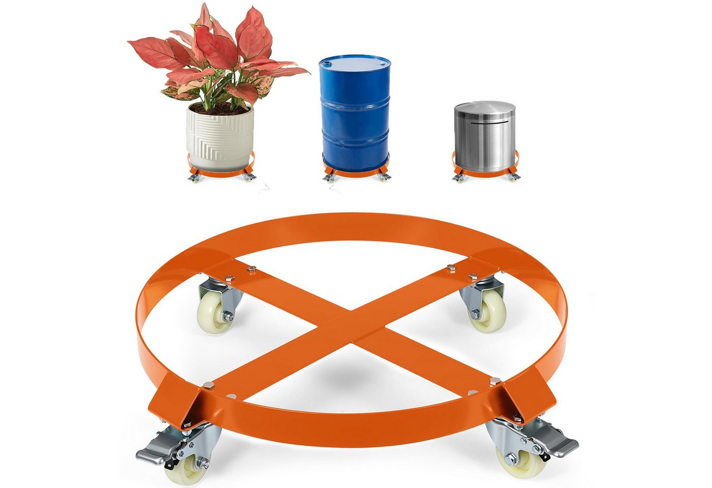 GarveeMore Transportroller 5-Räder 55 Gallonen Heavy Duty Trommel Dolly Barrel Dolly Cart Trommel GarveeMore Transportroller 5-Räder 55 Gallonen Heavy Duty Trommel Dolly Barrel Dolly Cart Trommel von GarveeMore