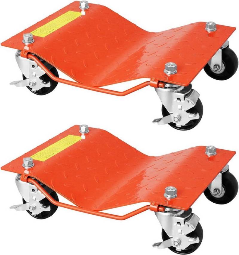 GarveeMore Transportwagen Auto Dolly Set von 2 Auto Rad Dollies Se für das Bewegen Auto Rot GarveeMore Transportwagen Auto Dolly Set von 2 Auto Rad Dollies Se für das Bewegen Auto Rot von GarveeMore