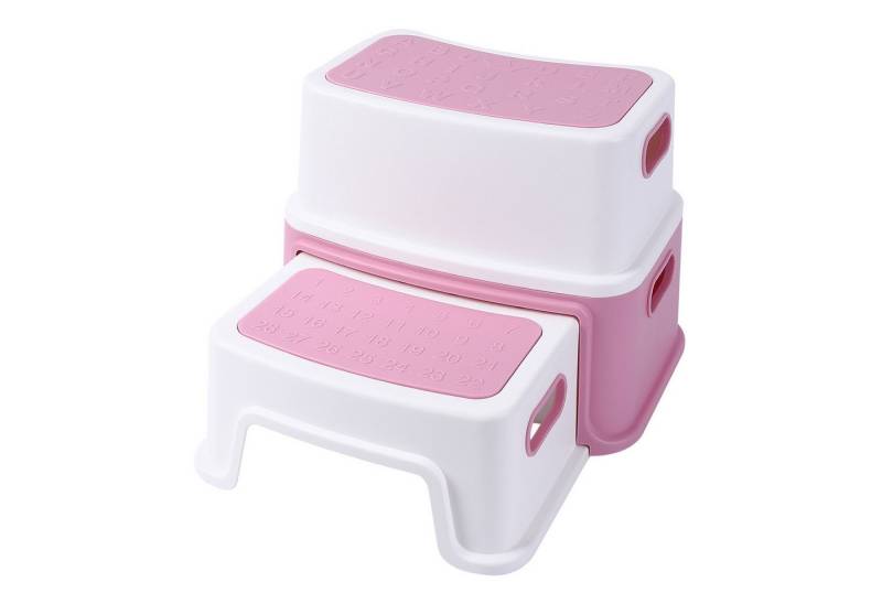 GarveeMore Tritthocker Kinder 2 Stufen,Multifunktional,Bis zu 250 LBS Belastbar, Kinderhocker Badezimmer mit rutschfest Füße und Oberfläche GarveeMore Tritthocker Kinder 2 Stufen,Multifunktional,Bis zu 250 LBS Belastbar, Kinderhocker Badezimmer mit rutschfest Füße und Oberfläche von GarveeMore