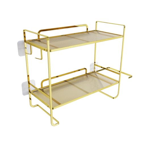 GarveeMore WC-Regal, Toilettenregal, Badezimmerregal, Rostbeständig Dickem Stahl, multifunktionales Wc-Regal, platzsparend, 45 x 16 x 36 cm von GarveeMore