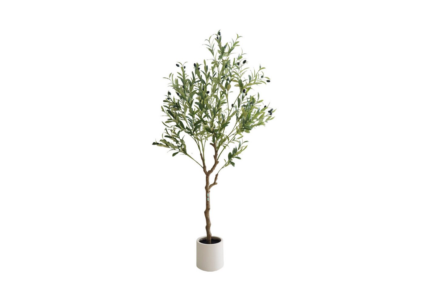 Künstliche Zimmerpflanze Künstliche Olivenbaum im Weißen Topf, Realistischer Olivenbaum dekor, GarveeMore, Höhe 150 cm, 150/180/210CM Künstliche Olivenbaum für Zuhause,Wohnzimmer,Büro,Garten Künstliche Zimmerpflanze Künstliche Olivenbaum im Weißen Topf, Realistischer Olivenbaum dekor, GarveeMore, Höhe 150 cm, 150/180/210CM Künstliche Olivenbaum für Zuhause,Wohnzimmer,Büro,Garten von GarveeMore