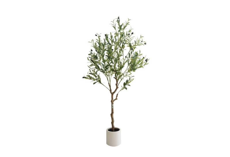 Künstliche Zimmerpflanze Künstliche Olivenbaum im Weißen Topf, Realistischer Olivenbaum dekor, GarveeMore, Höhe 150 cm, 150/180/210CM Künstliche Olivenbaum für Zuhause,Wohnzimmer,Büro,Garten Künstliche Zimmerpflanze Künstliche Olivenbaum im Weißen Topf, Realistischer Olivenbaum dekor, GarveeMore, Höhe 150 cm, 150/180/210CM Künstliche Olivenbaum für Zuhause,Wohnzimmer,Büro,Garten von GarveeMore