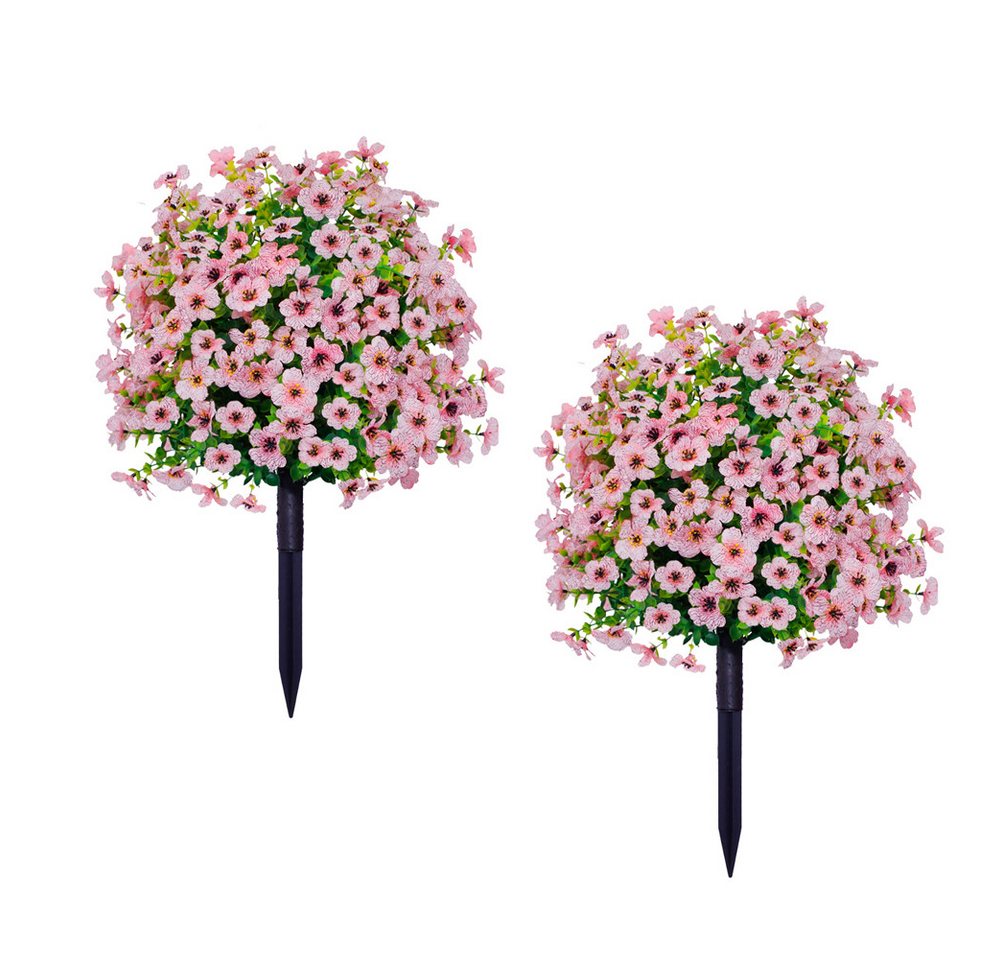Kunstblume 2PCS Künstliche Bäume mit Erdspieß,Sträucher Sträucher Topfpflanzen, GarveeMore Kunstblume 2PCS Künstliche Bäume mit Erdspieß,Sträucher Sträucher Topfpflanzen, GarveeMore von GarveeMore