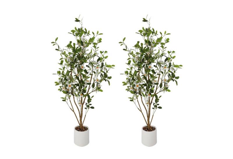 Kunstpflanze 2-Pack 4FT künstlicher Baum in Topf künstliche Blumen für im Freien, GarveeMore Kunstpflanze 2-Pack 4FT künstlicher Baum in Topf künstliche Blumen für im Freien, GarveeMore von GarveeMore