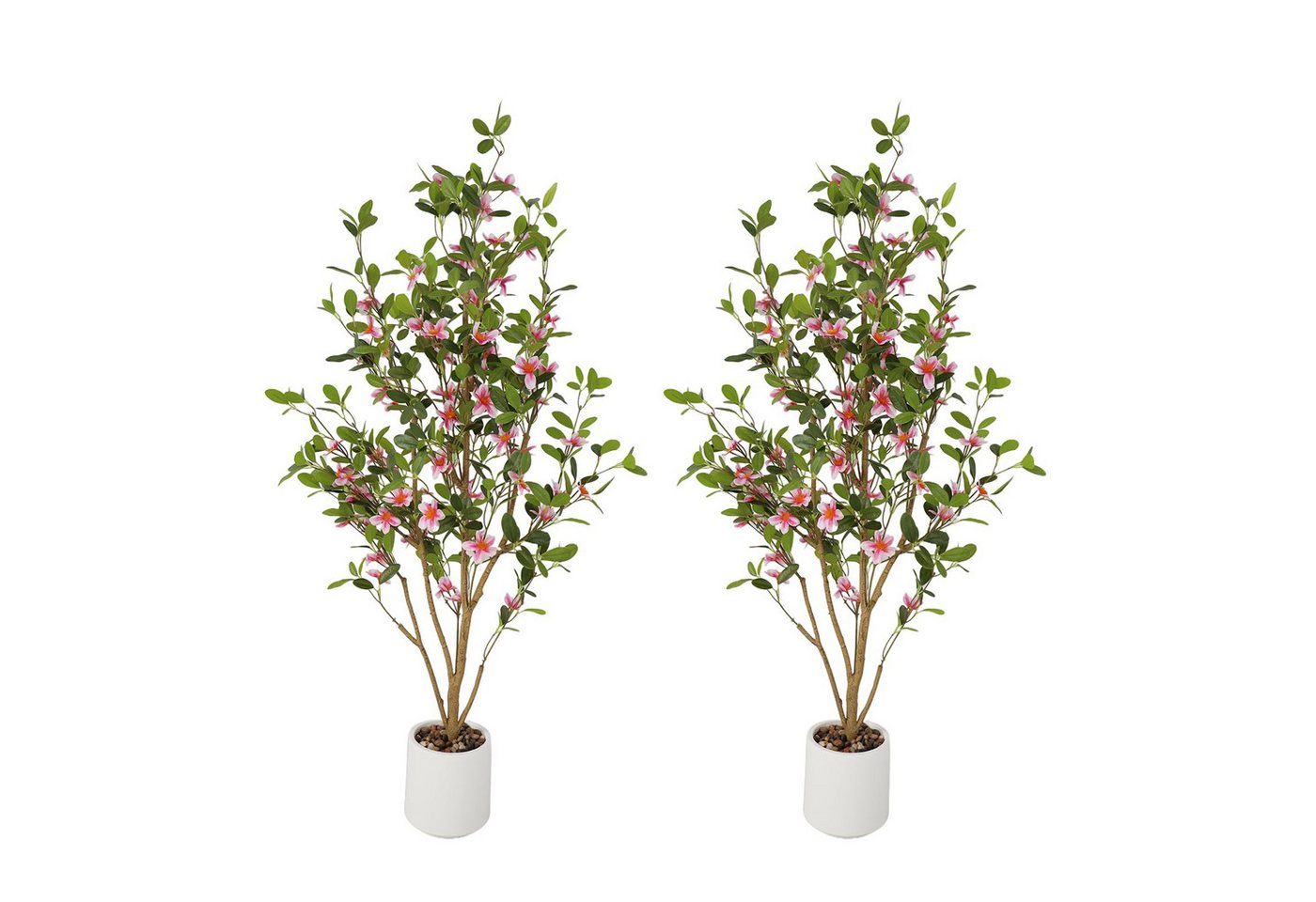 Kunstpflanze 2-Pack 4FT künstlicher Baum in Topf künstliche Blumen für im Freien, GarveeMore Kunstpflanze 2-Pack 4FT künstlicher Baum in Topf künstliche Blumen für im Freien, GarveeMore von GarveeMore