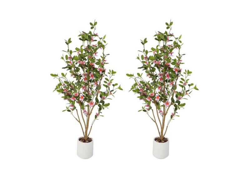 Kunstpflanze 2-Pack 4FT künstlicher Baum in Topf künstliche Blumen für im Freien, GarveeMore Kunstpflanze 2-Pack 4FT künstlicher Baum in Topf künstliche Blumen für im Freien, GarveeMore von GarveeMore