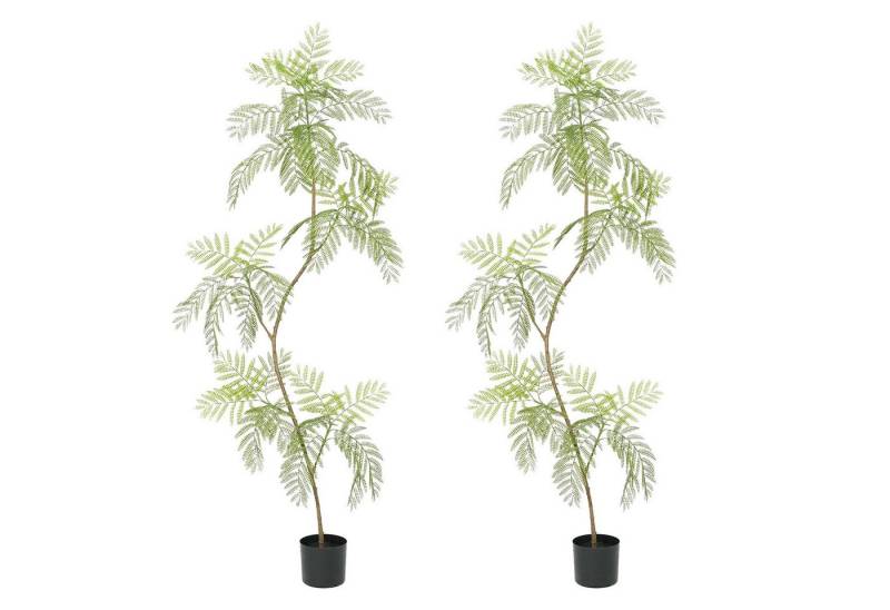 Kunstpflanze 2 Stück Künstlicher Jacaranda-Baum für Zuhause und Innendekoration, GarveeMore von GarveeMore