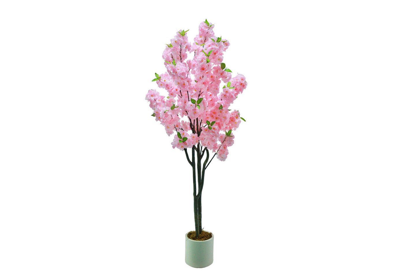 Kunstpflanze Künstlicher Kirschblütenbaum mit weißem Topf für Home Garden, GarveeMore Kunstpflanze Künstlicher Kirschblütenbaum mit weißem Topf für Home Garden, GarveeMore von GarveeMore