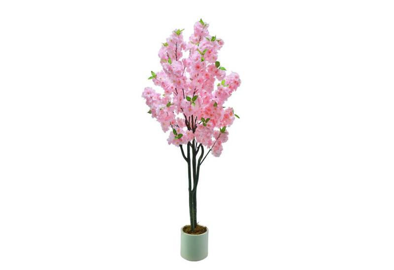 Kunstpflanze Künstlicher Kirschblütenbaum mit weißem Topf für Home Garden, GarveeMore Kunstpflanze Künstlicher Kirschblütenbaum mit weißem Topf für Home Garden, GarveeMore von GarveeMore