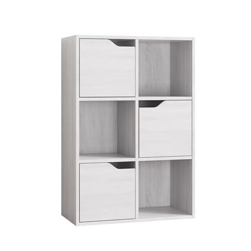 Garvis 6 Tiers Bookcase (Sonoma-Eiche) von Garvishk