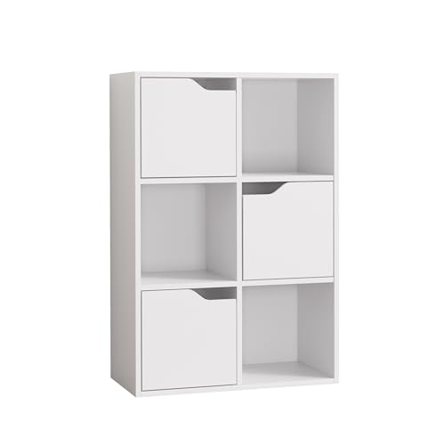 Garvis 6 Tiers Bookcase (Weiß) von Garvishk
