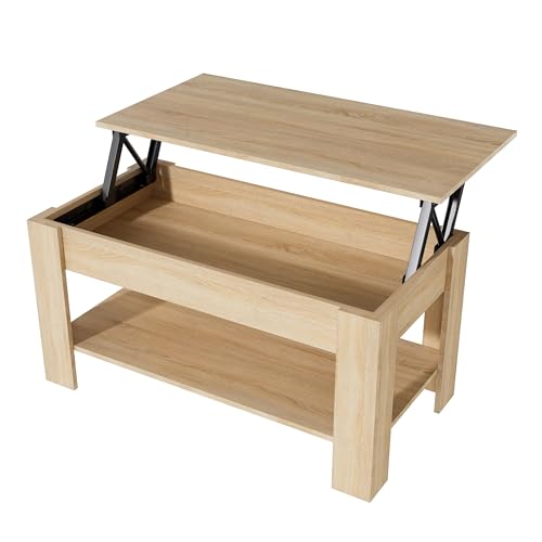 Garvis Adjustable Coffee Table (Rustikales Braun) von Garvishk