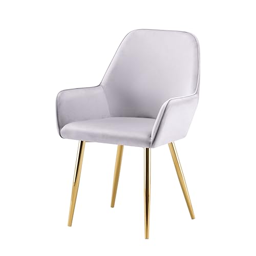 Garvis Dining Chair with Armrest Set of 2 (Grey) von Garvishk