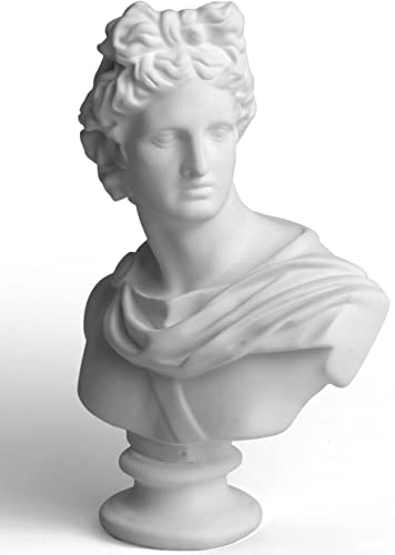 Garwor Apollo Büste griechische und römische Mythologie Gott des Sonnenlichts 15,2 cm Kunstharz Kopfbüste Skulptur Figur Heimdekoration Garwor Apollo Büste griechische und römische Mythologie Gott des Sonnenlichts 15,2 cm Kunstharz Kopfbüste Skulptur Figur Heimdekoration von Garwor
