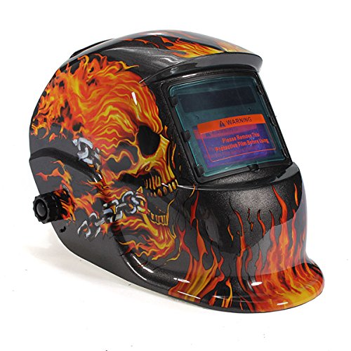 Solar Schweißmaske Schweißhelm Automatik Schweißschirm Schweißschild Skull LYG-8630 von Gary&Ghost