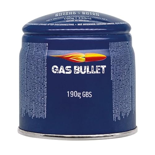 Gas Bullet ® Gaskartusche 190g passend für Gaskocher mit Stechkartuschen (72) von Gas Bullet