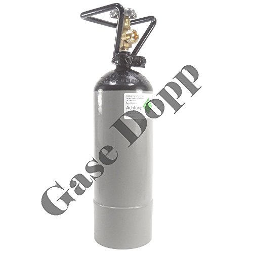 Gase Dopp Stickstoffflasche 2 Liter Lebensmittel Stickstoff E941 gefüllte und fabrikneue Gasflasche von Gase Dopp