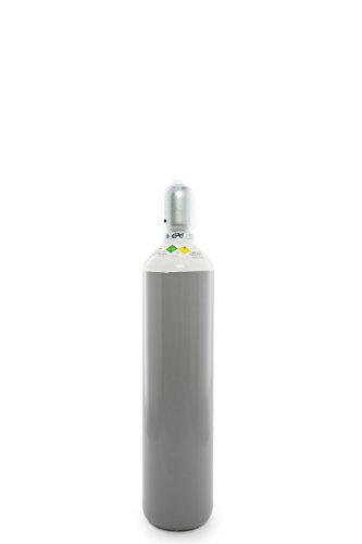 Sauerstoff 2.5 20 Liter Flasche/NEUE Gasflasche (Eigentumsflasche), gefüllt mit Sauerstoff, 10 Jahre TÜV ab Herstelldatum/EU Zulassung - Globalimport von Gase Partner