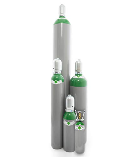 Argon 4.6 Gasflasche (Eigentumsflasche), gefüllt mit Schweißargon (Reinheit 99,996%) (-, 5 Liter Flasche) von Gase Partner