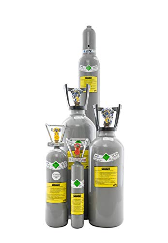 CO2 Flasche, gefüllt mit Kohlendioxid E290, lebensmittelgeeignet (6 kg Getränke Kohlensäure) von Gase Partner