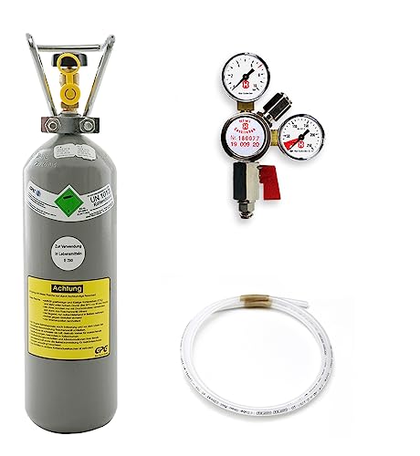 GPG Gase-Partner GmbH QUOOKER CUBE Umrüstung: KOMPLETT-Set (2 kg CO2 Flasche + Zubehör) von GPG Gase-Partner GmbH