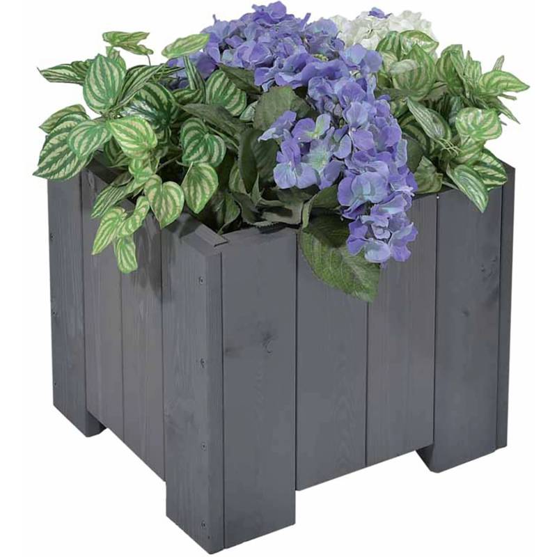 Gaspo Blumenkasten Wels 35 cm x 40 cm x 40 cm Vintage Grau von Gaspo