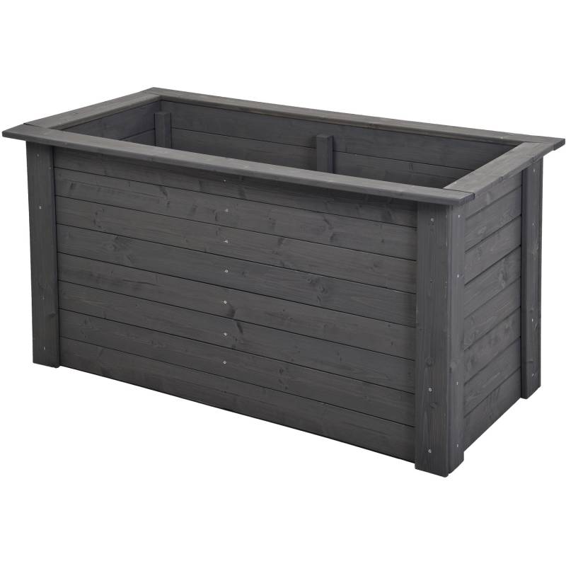 Gaspo Hochbeet Gmünd Vintage-Grau 146 cm x 74 cm x 74 cm von Gaspo