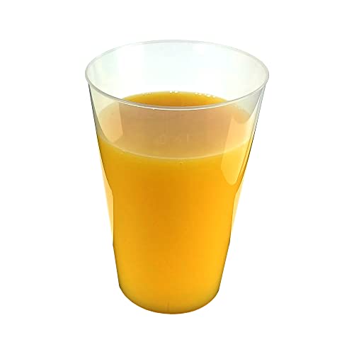 Gastro-Bedarf-Gutheil 50 Mehrwegbecher Trinkbecher 0.4 L, 400 ml Ø 9 x 13 cm, transluzent fast unzerbrechlich von Gastro-Bedarf-Gutheil