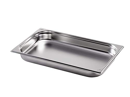 Gastro-Bedarf-Gutheil Gastronormbehälter GN Behälter 1/1 150 mm Tief stapelbar Edelstahl Geeignet für Chafing Dish, Bain Marie, Saladette von Gastro-Bedarf-Gutheil