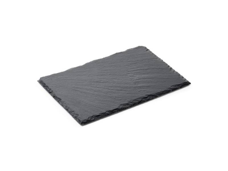 Gastro Spirit Servierplatte Schieferplatte 30 x 20 x 0,5 cm, schwarz, Schiefer, (Set, 2-tlg., 2er Set Naturschieferplatten), Dekoanwendungen von Gastro Spirit