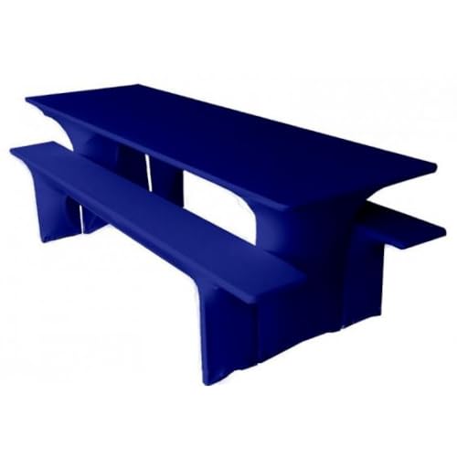 Gastro Uzal Festzeltgarniturhussen-Set München (Blau, 220 x 70 x 70 cm) von Gastro Uzal