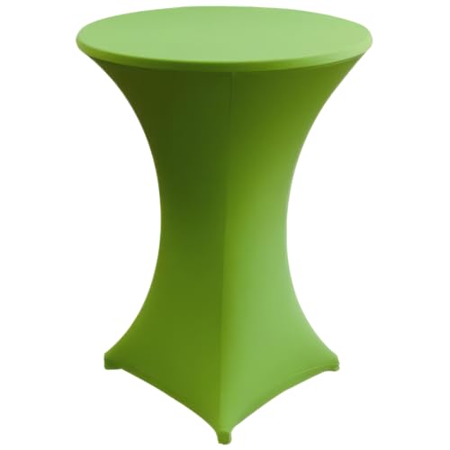 Gastro Uzal Hussen für Stehtische und Bistrotische Stretch Stehtischhussen Größen (Grün, Ø 70-72 cm) von Gastro Uzal
