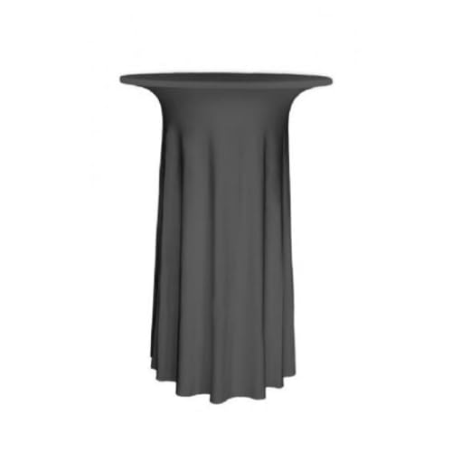 Gastro Uzal Stehtischhusse Deluxe-Stehtischhusse Luxor (Anthrazit, 70-72 cm) von Gastro Uzal