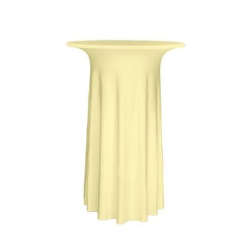 Gastro Uzal Stehtischhusse Deluxe-Stehtischhusse Luxor (Creme, 80-85cm) von Gastro Uzal