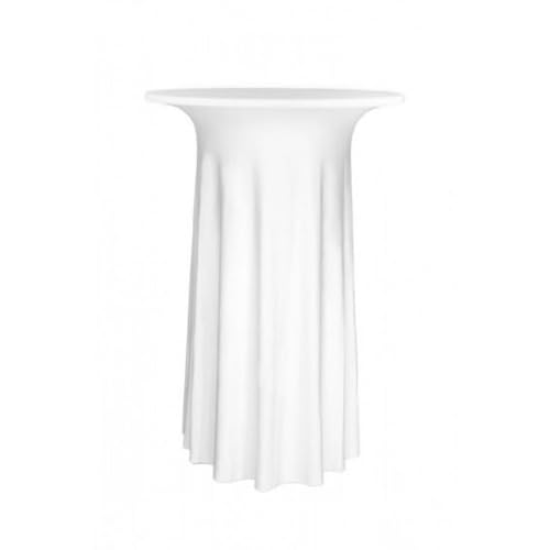 Gastro Uzal Stehtischhusse Luxor Deluxe (Weiß, 70-72 cm) von Gastro Uzal