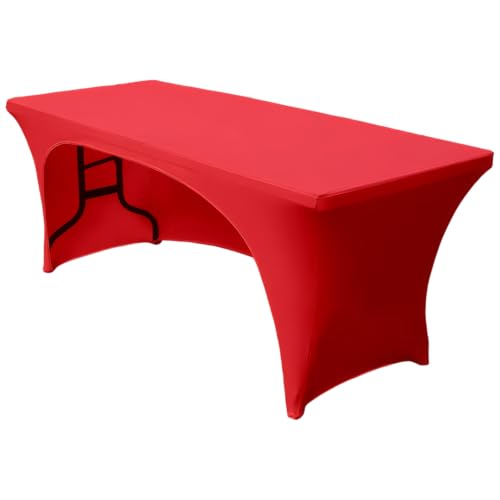 Gastro Uzal Tischhusse Konferenzhusse Madrid einseitig offen (Rot, 80 x 160 cm) von Gastro Uzal