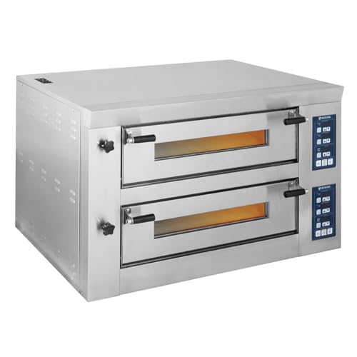 GastroHero Pizzaofen ECO Digital 4+4x34cm Gastronomiebedarf von GastroHero